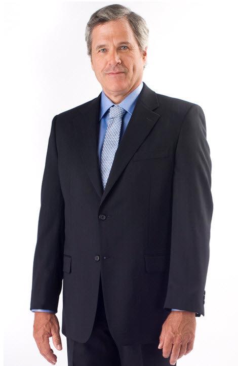 Antonio Parillo Suit Separate Coat Navy Pinstripe - Hajjar's Big & Tall Mens Clothing