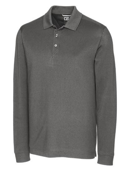 Cutter & Buck Long Sleeve Advantage Polo - Hajjar's Big & Tall Mens Clothing
