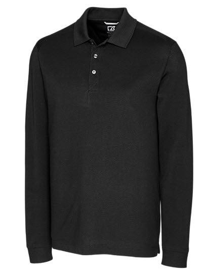 Cutter & Buck Long Sleeve Advantage Polo - Hajjar's Big & Tall Mens Clothing