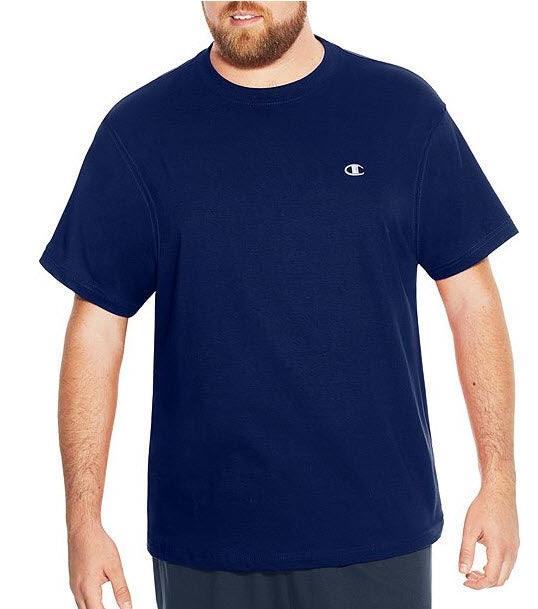 Champion Cotton Jersey TShirt - Hajjar's Big & Tall Mens Clothing