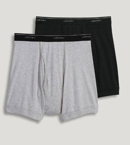 Jockey® Big Man Classic Boxer Brief - 2 Pack - Hajjar's Big & Tall Mens Clothing
