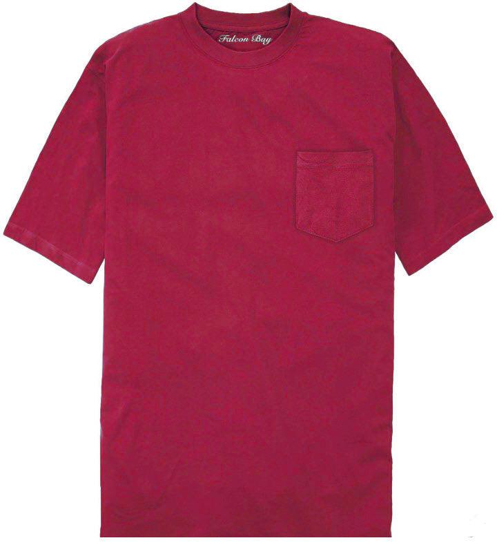 100% Cotton Pocket TShirt 4XLT-7X - Hajjar's Big & Tall Mens Clothing