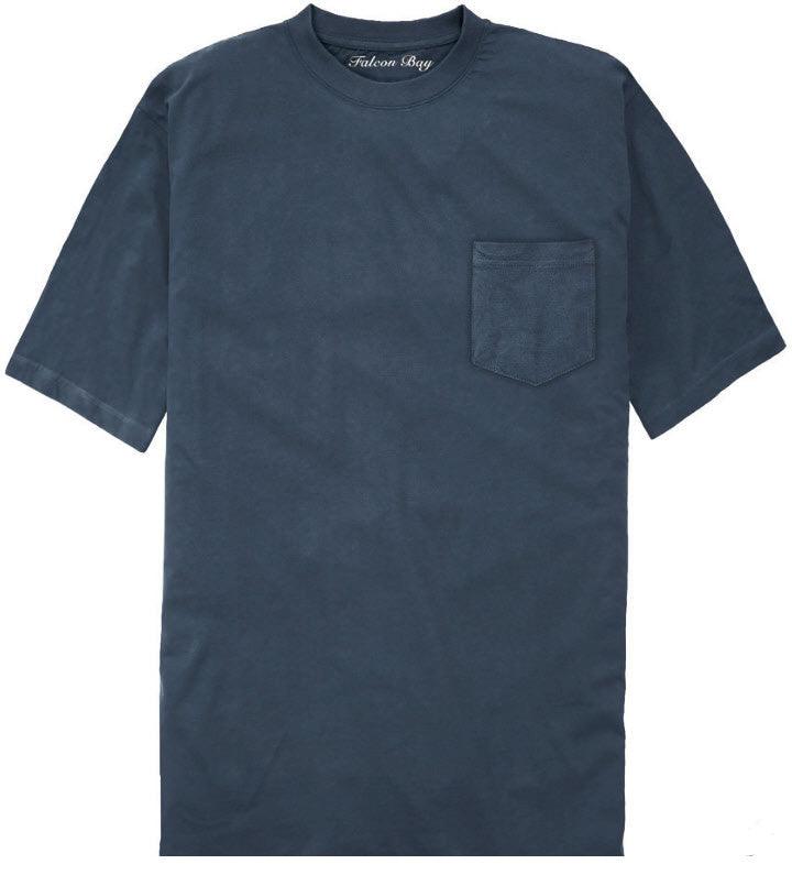 100% Cotton Pocket TShirt 4XLT-7X - Hajjar's Big & Tall Mens Clothing