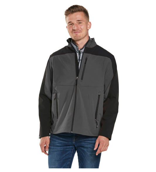 Storm Creek Guardian Velvet Lined Softshell Jacket Black - Hajjar's Big & Tall Mens Clothing