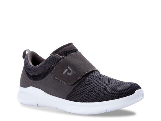 Propet Viator Strap Sneaker Black - Hajjar's Big & Tall Mens Clothing