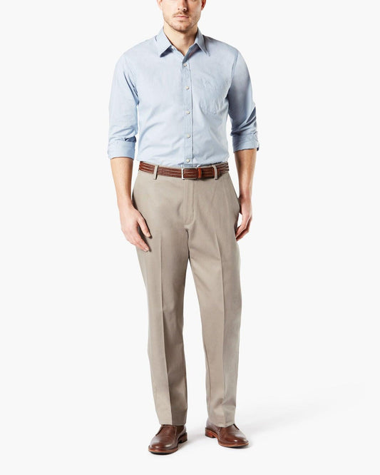 Dockers Signature Plain Front Khakis - Hajjar's Big & Tall Mens Clothing