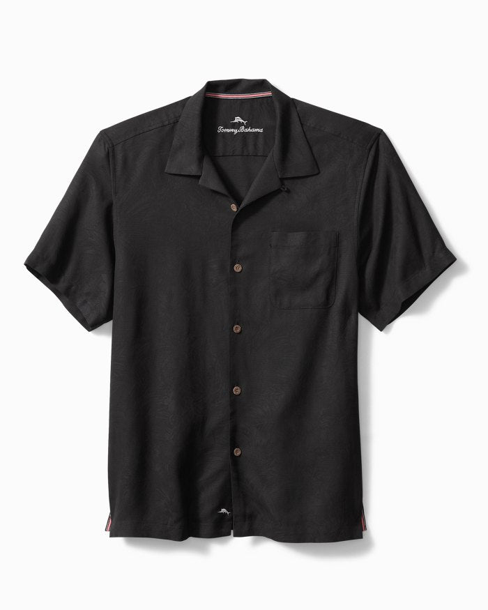 Tommy Bahama Tropic Isles Camp Shirt Black