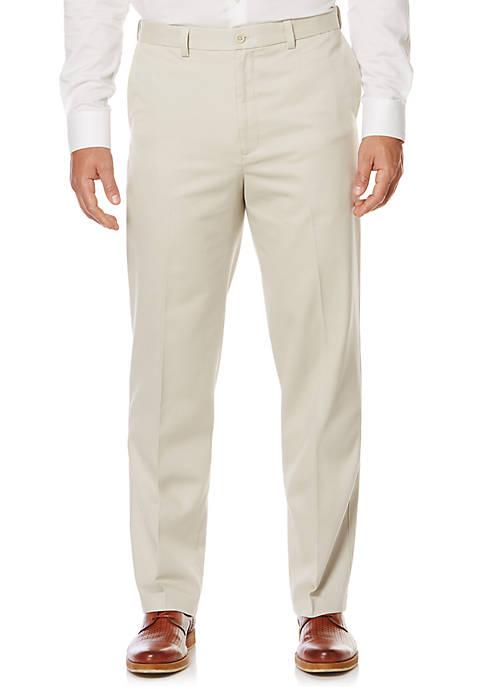 Savane Performance Straight Fit Flat-Front Pant String - Hajjar's Big & Tall Mens Clothing