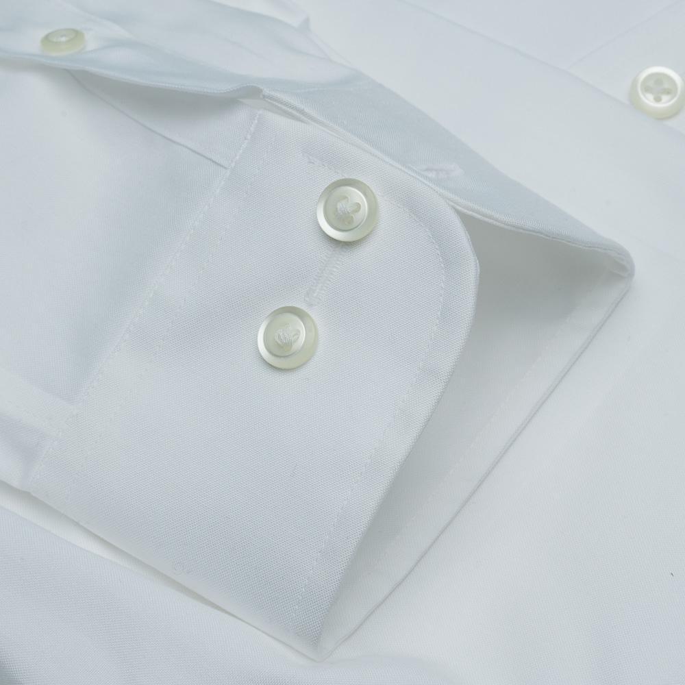 Cooper & Stewart Non-Iron Pinpoint Button Down White - Hajjar's Big & Tall Mens Clothing