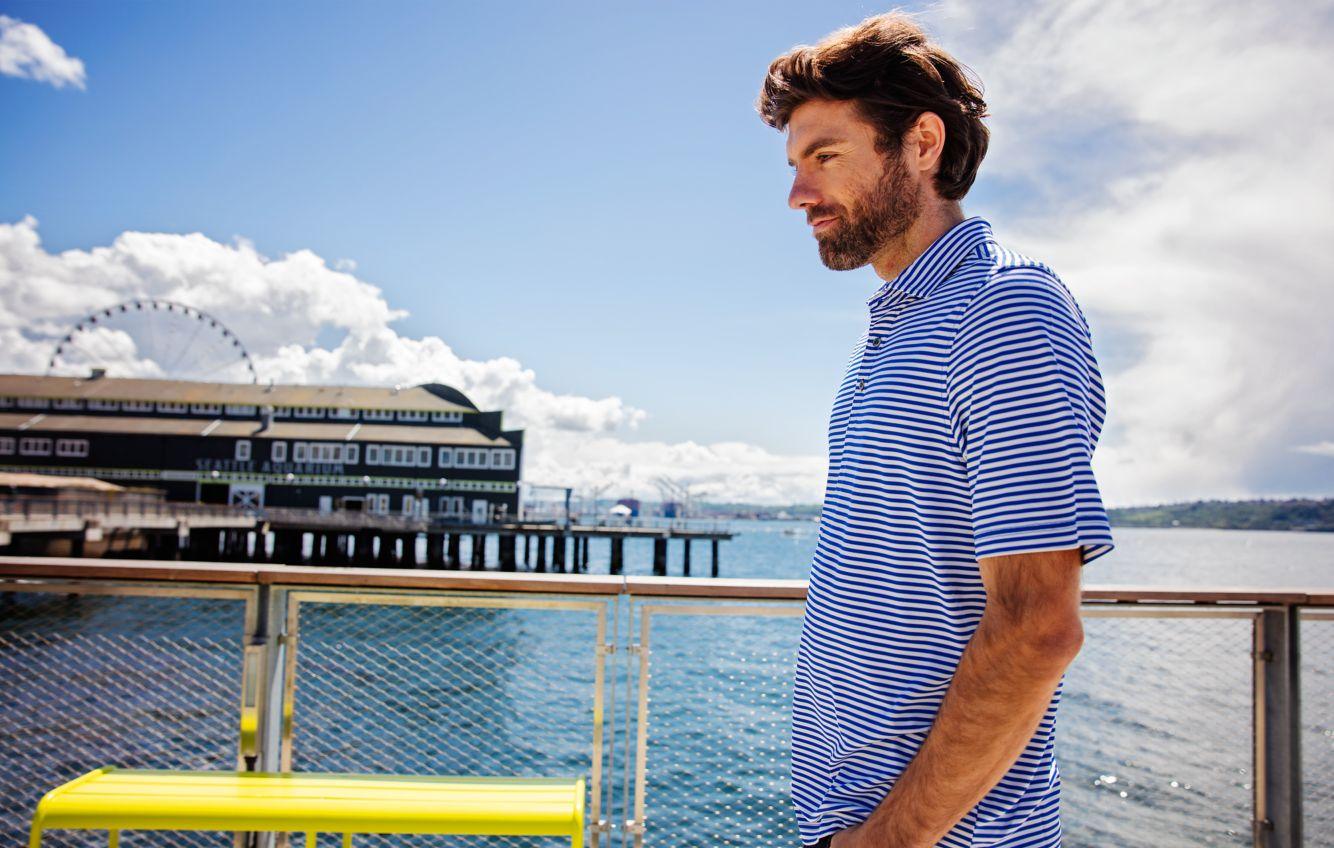 Cutter & Buck Virtue Eco Pique - Hajjar's Big & Tall Mens Clothing