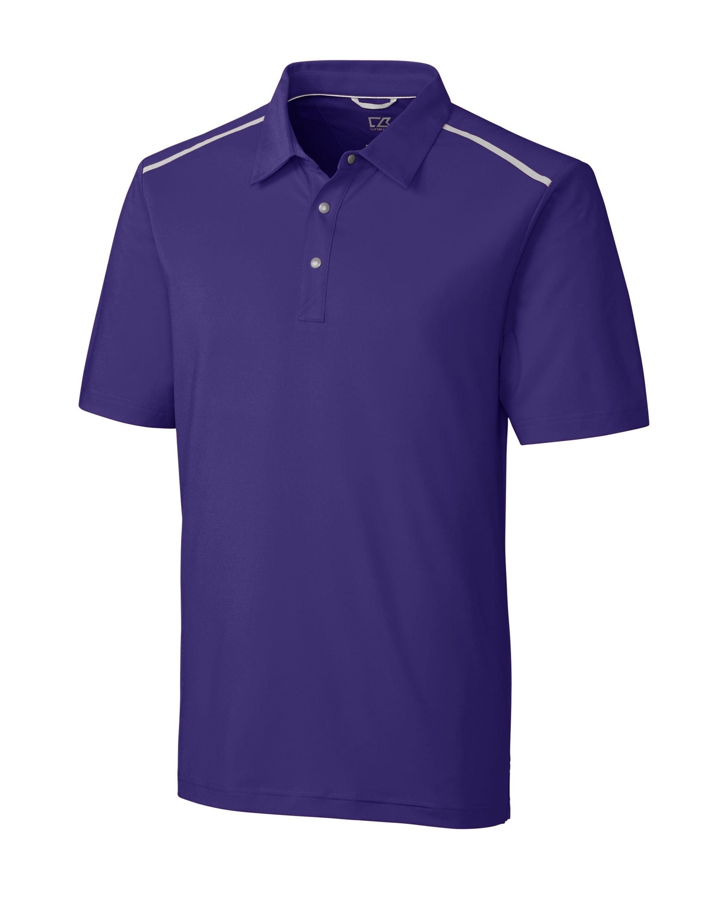 Cutter & Buck Fusion Polo College Purple - Hajjar's Big & Tall Mens Clothing