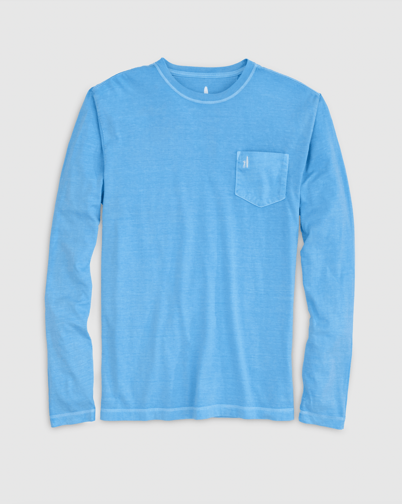 Johnnie-O Brennan Long Sleeve T-Shirt Malibu Blue
