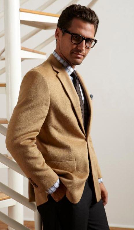Jean Paul Germain Pure Camelhair Sport Coat - Hajjar's Big & Tall Mens Clothing
