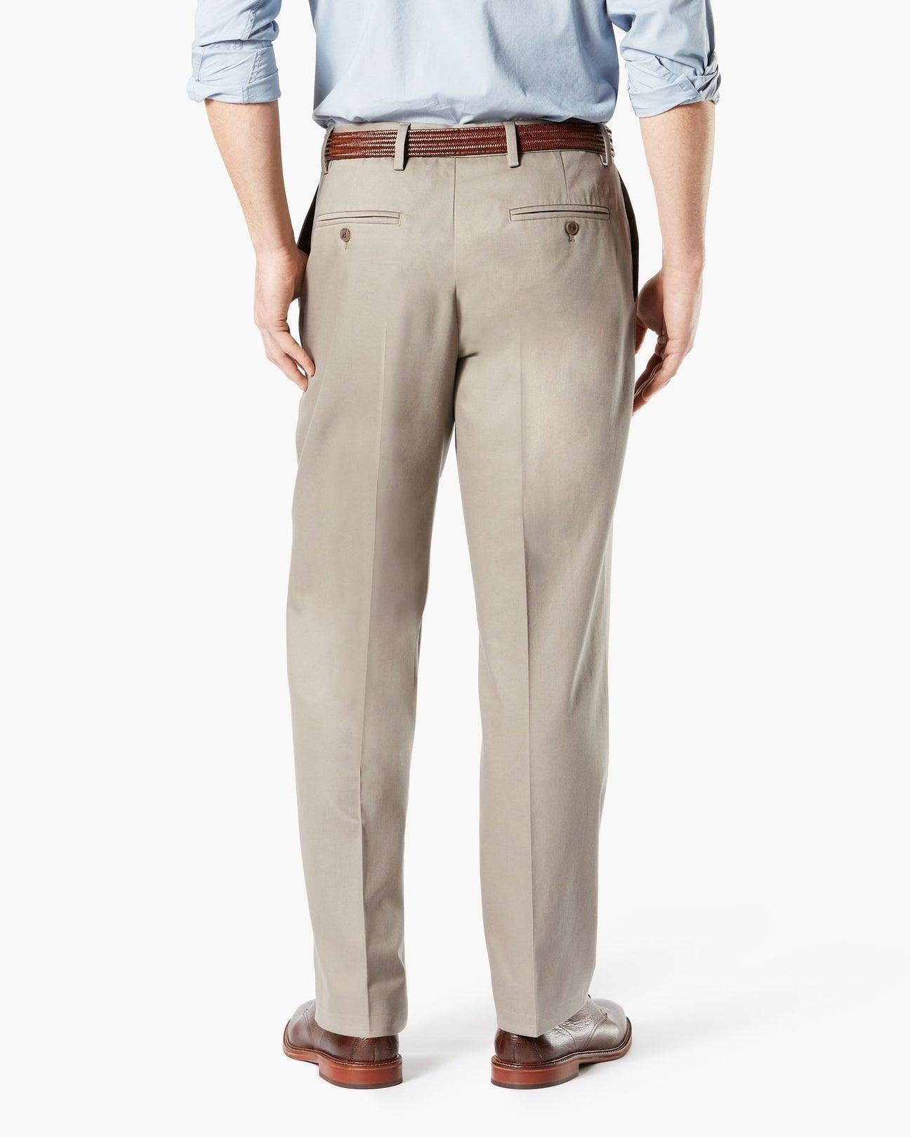 Dockers Signature Plain Front Khakis - Hajjar's Big & Tall Mens Clothing