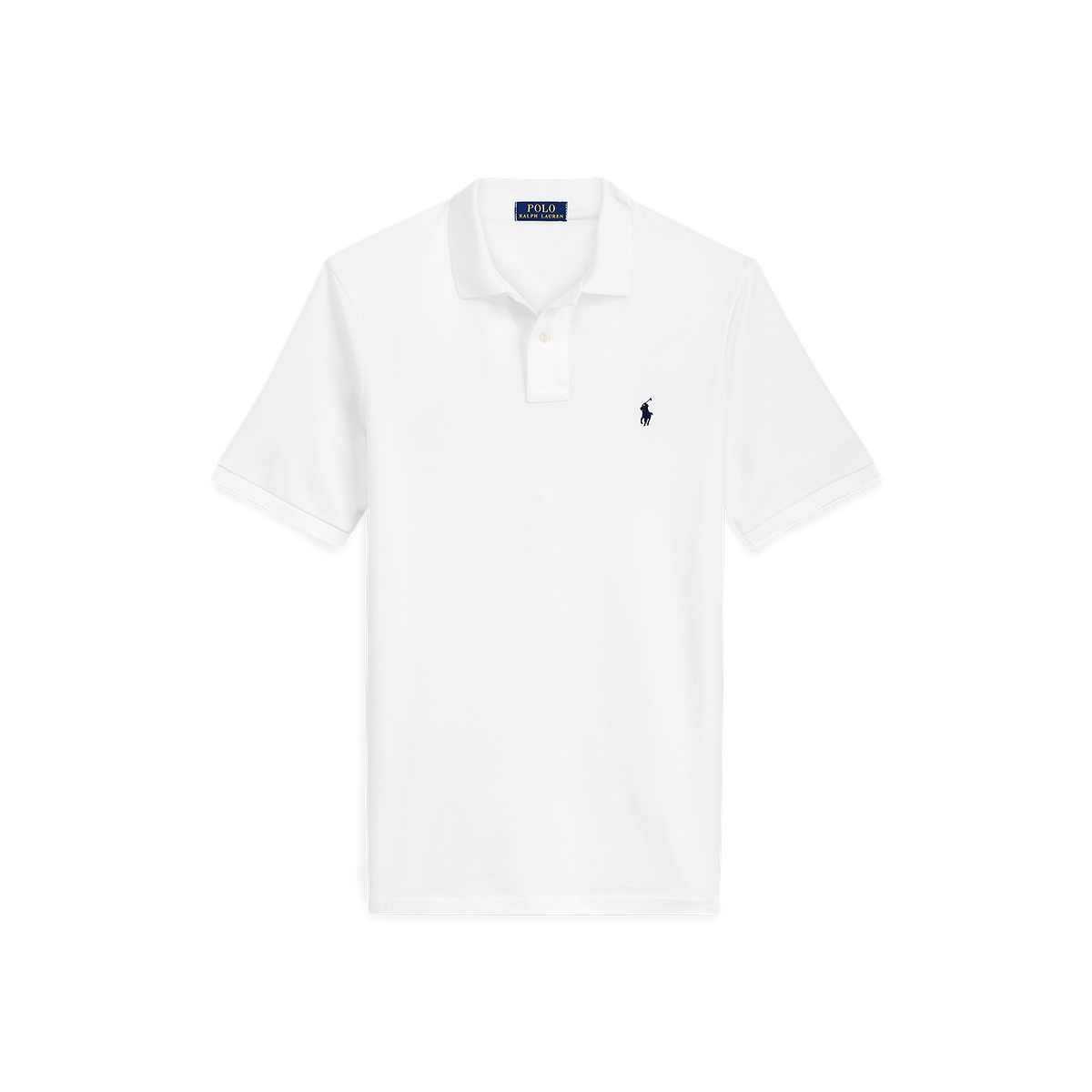 Polo Ralph Lauren Solid Mesh Polo Classic Fit White – Hajjar's Big u0026 Tall  Mens Clothing