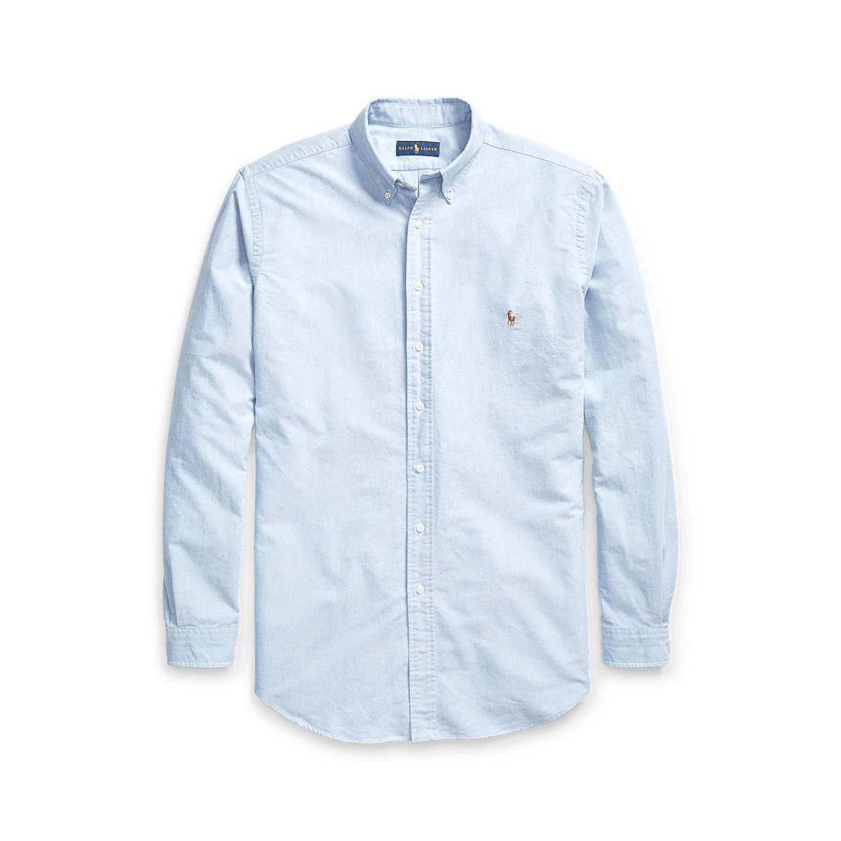 Polo Ralph Lauren Classic Fit Oxford Shirt Blue - Hajjar's Big & Tall Mens Clothing