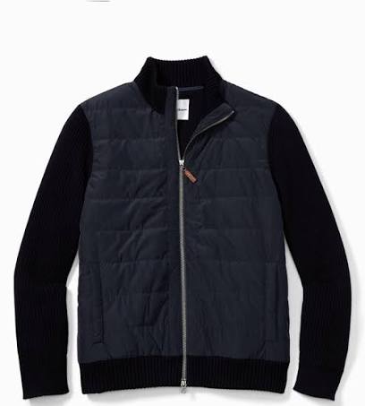 Tommy Bahama Lakeport Hybrid Full Zip Jacket Navy
