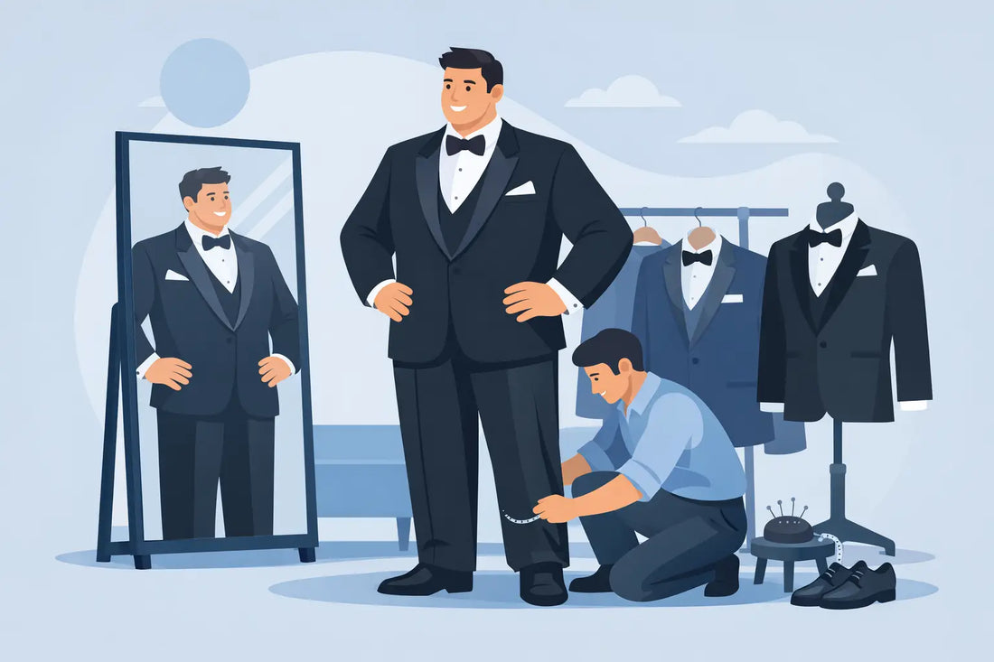 Big and Tall Tuxedo Rental That Fits Right