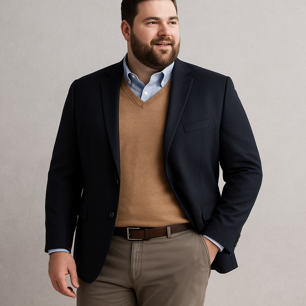 How to Dress Business Casual When You’re Big & Tall