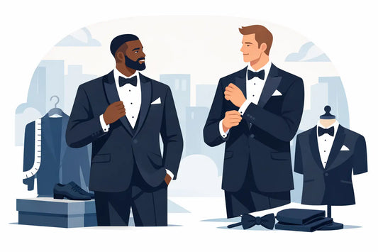 Men's Tuxedo Rental Guide for Big & Tall Fits