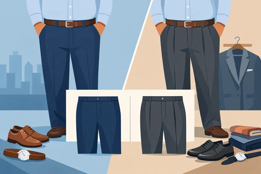 Flat Front vs Pleated Pants for Big & Tall Men