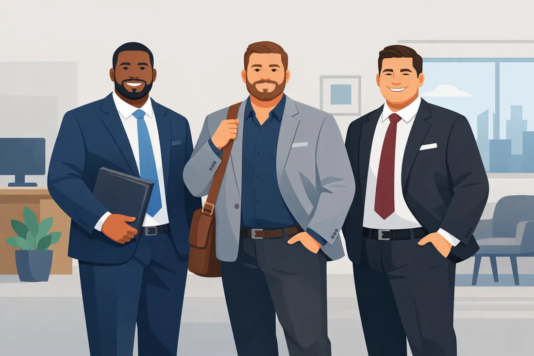 Big Men Interview Outfit Examples That Work
