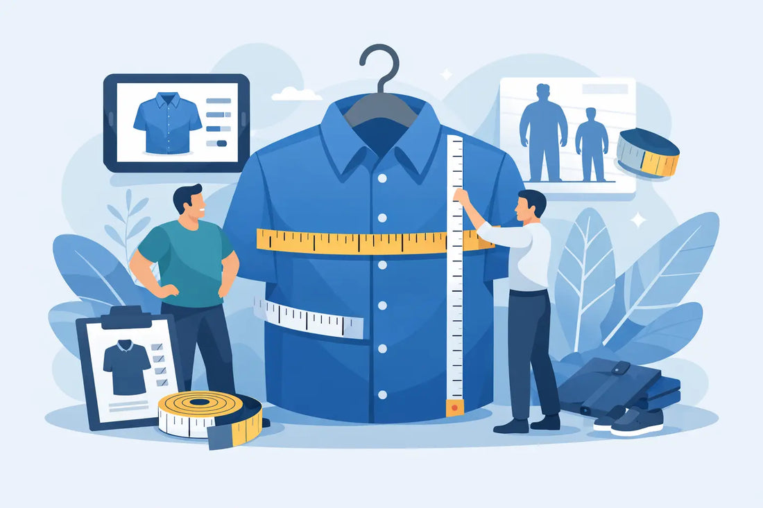 How to Measure Big Tall Shirt Size Right
