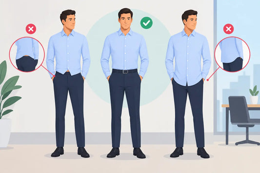 What Shirt Length Prevents Untucking at Work?