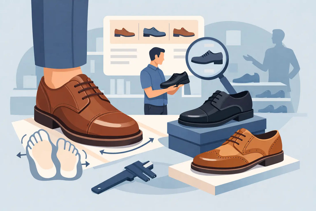 How to Buy Wide Width Mens Dress Shoes