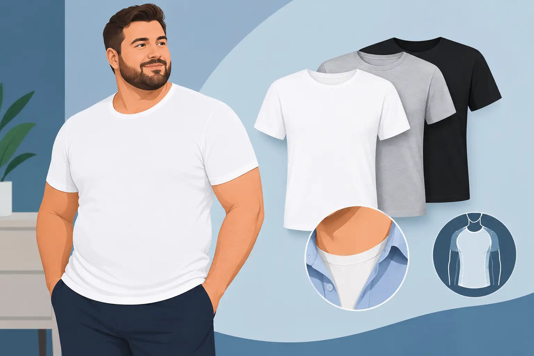 Best No Show Undershirts for Big & Tall Men