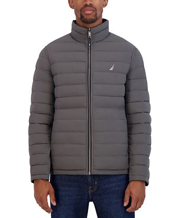 Nautica reversible best sale puffer jacket mens