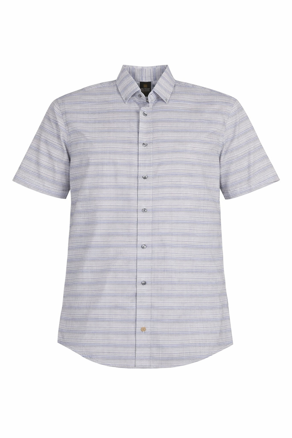FX Fusion Short Sleeve Sports Shirt in White Multi