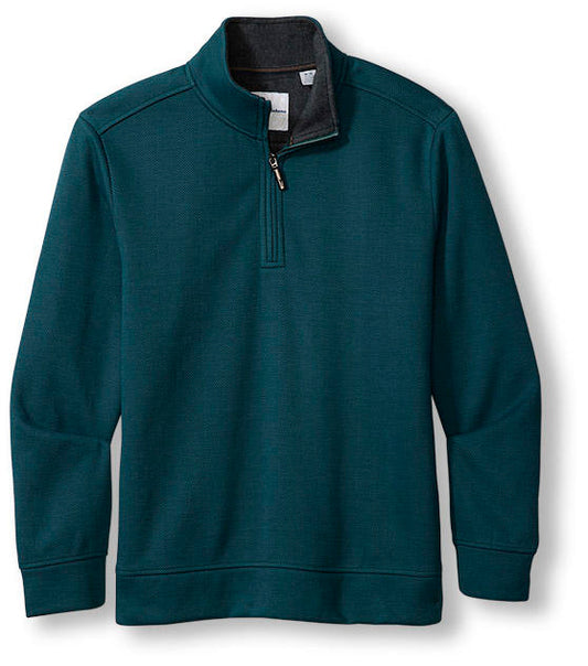 Tommy Bahama New Castle 1/2 Zip Forest Green