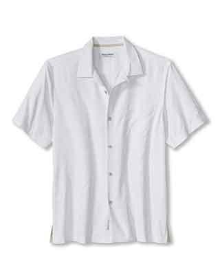 Tommy Bahama Coastal Ease Botanic Loom Shirt in White