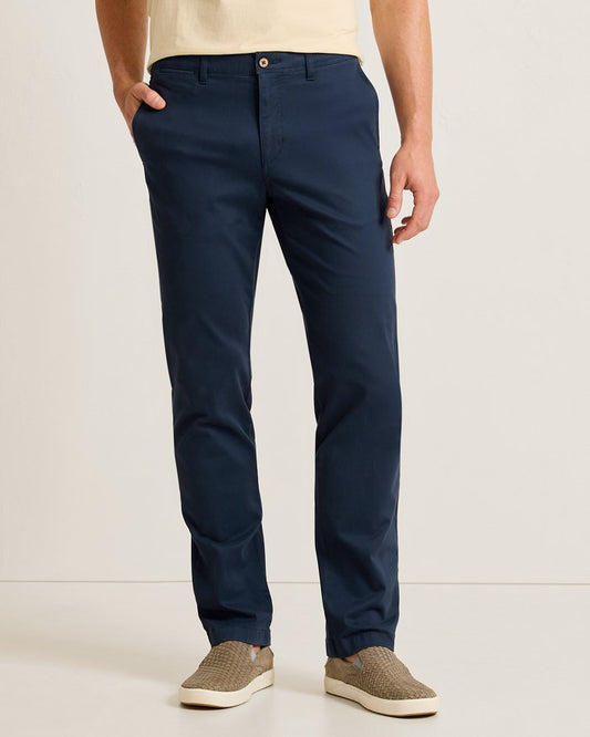Tommy Bahama Boracay Flat Front Chino Pants Ocean Deep