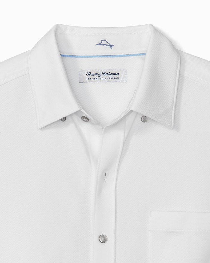 Tommy Bahama San Lucio Stretch Knit Shirt White