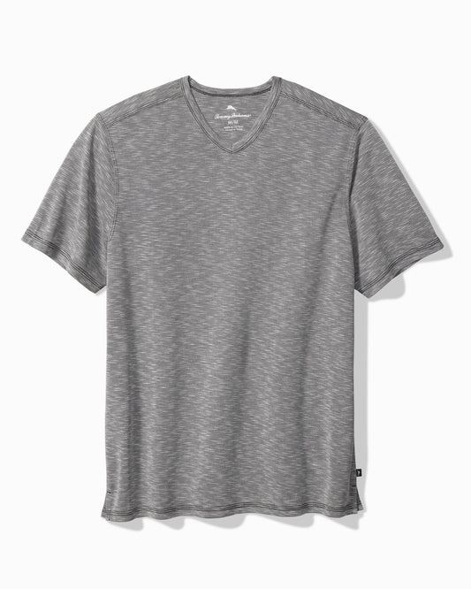 Tommy Bahama Cape Cayo V-Neck Tee Coal
