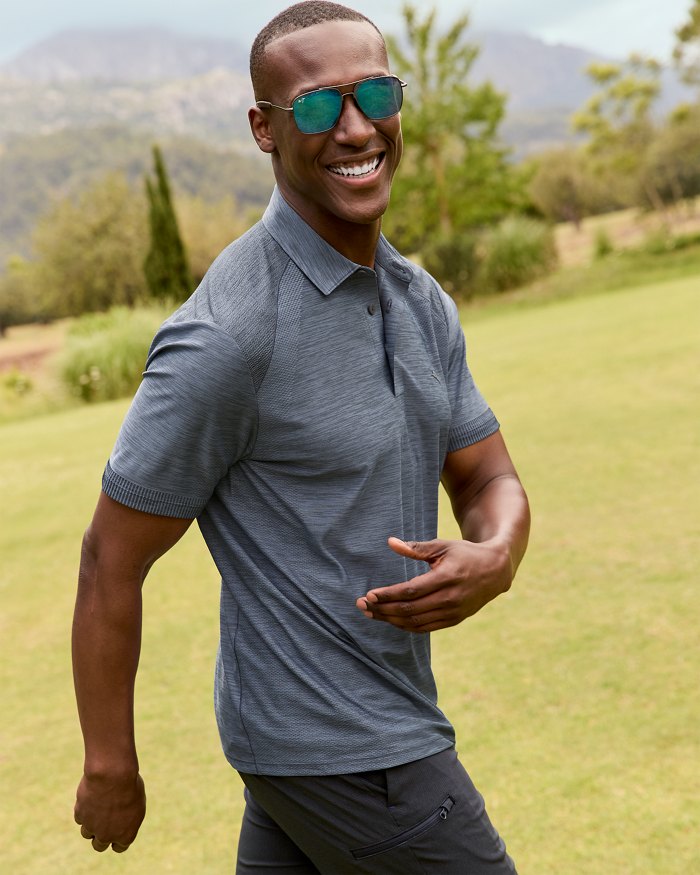 Tommy Bahama Palm Coast IslandZone Pro Polo Turbulence
