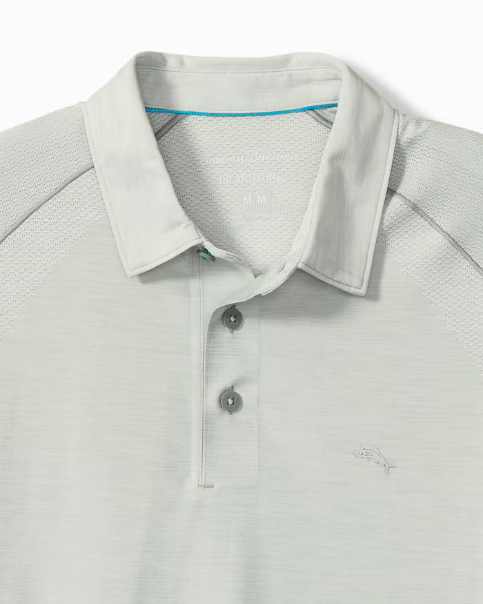 Tommy Bahama Palm Coast IslandZone Pro Polo Summer Grey