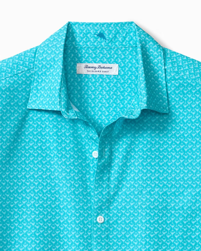 Tommy Bahama Coast Teeny Martini IslandZone® Shirt in Light Island Breeze