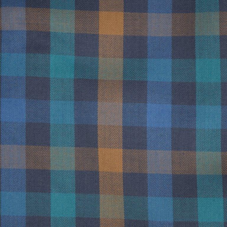 FX Fusion Woven Shirt Royal Teal Check