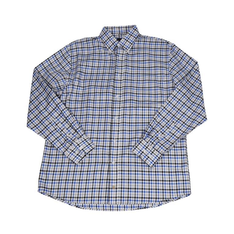 FX Fusion 100% Cotton Woven Shirt Royal Multi Plaid