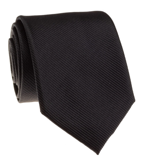 Bocara Silk XL Necktie Black