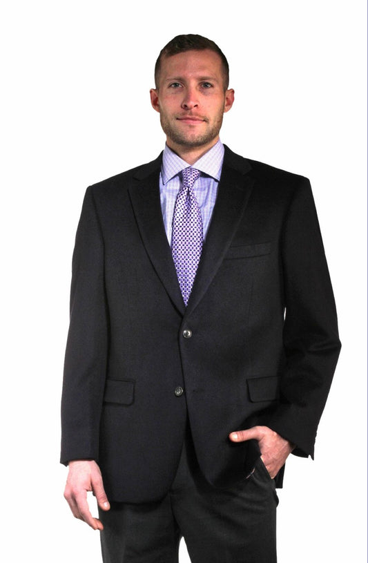 Jean Paul Germain 100% Cashmere Navy Blue Sport Coat