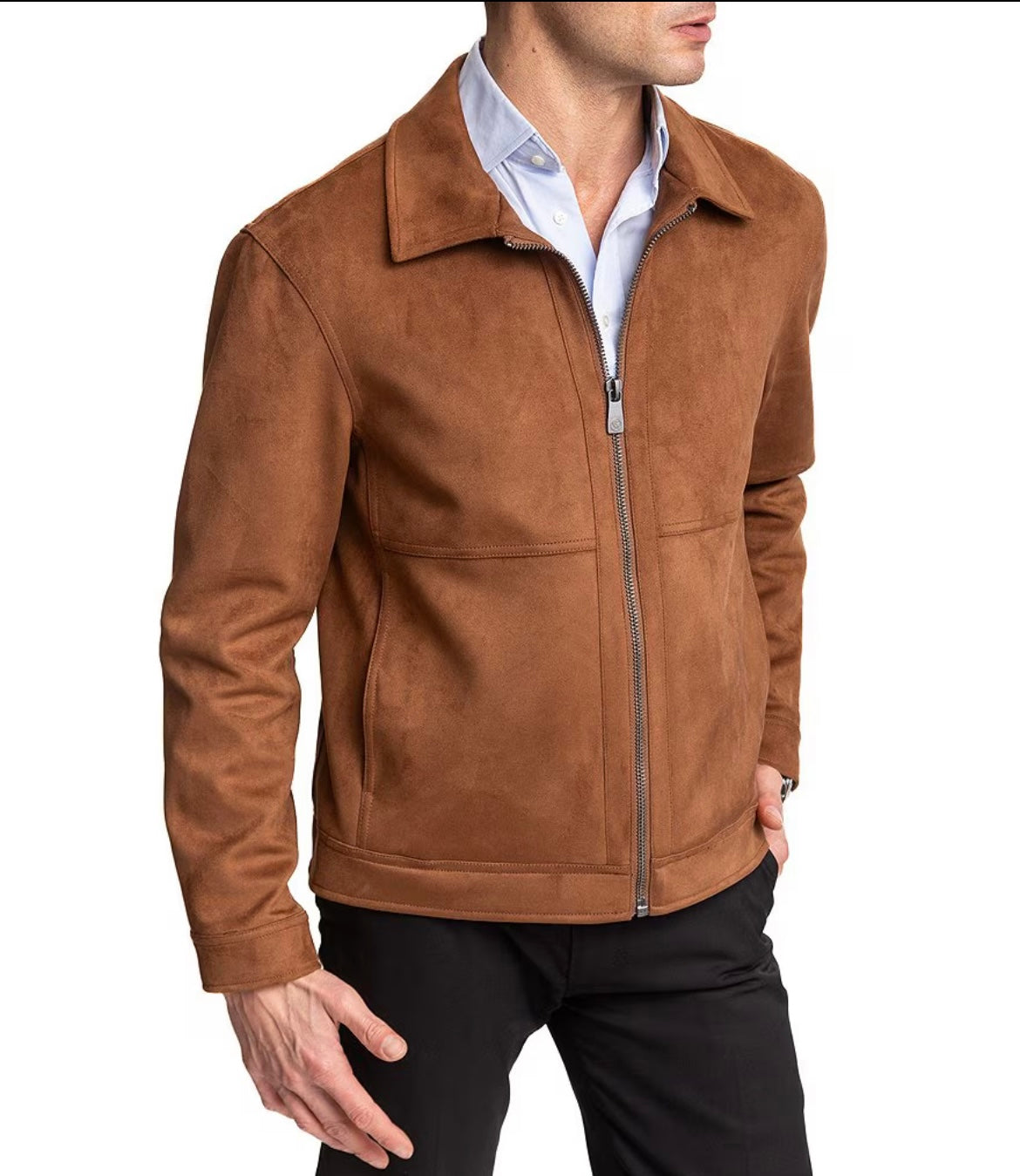 Hart Schaffner & Marx Westwood Faux-Suede Jacket