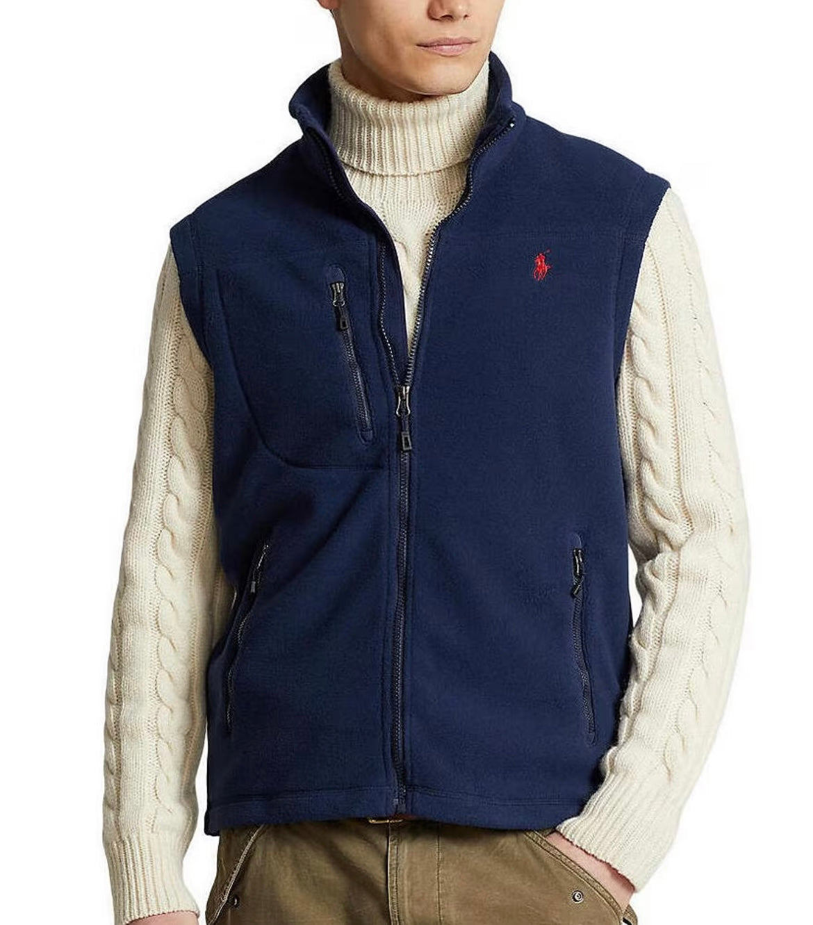 Polo vest big outlet and tall