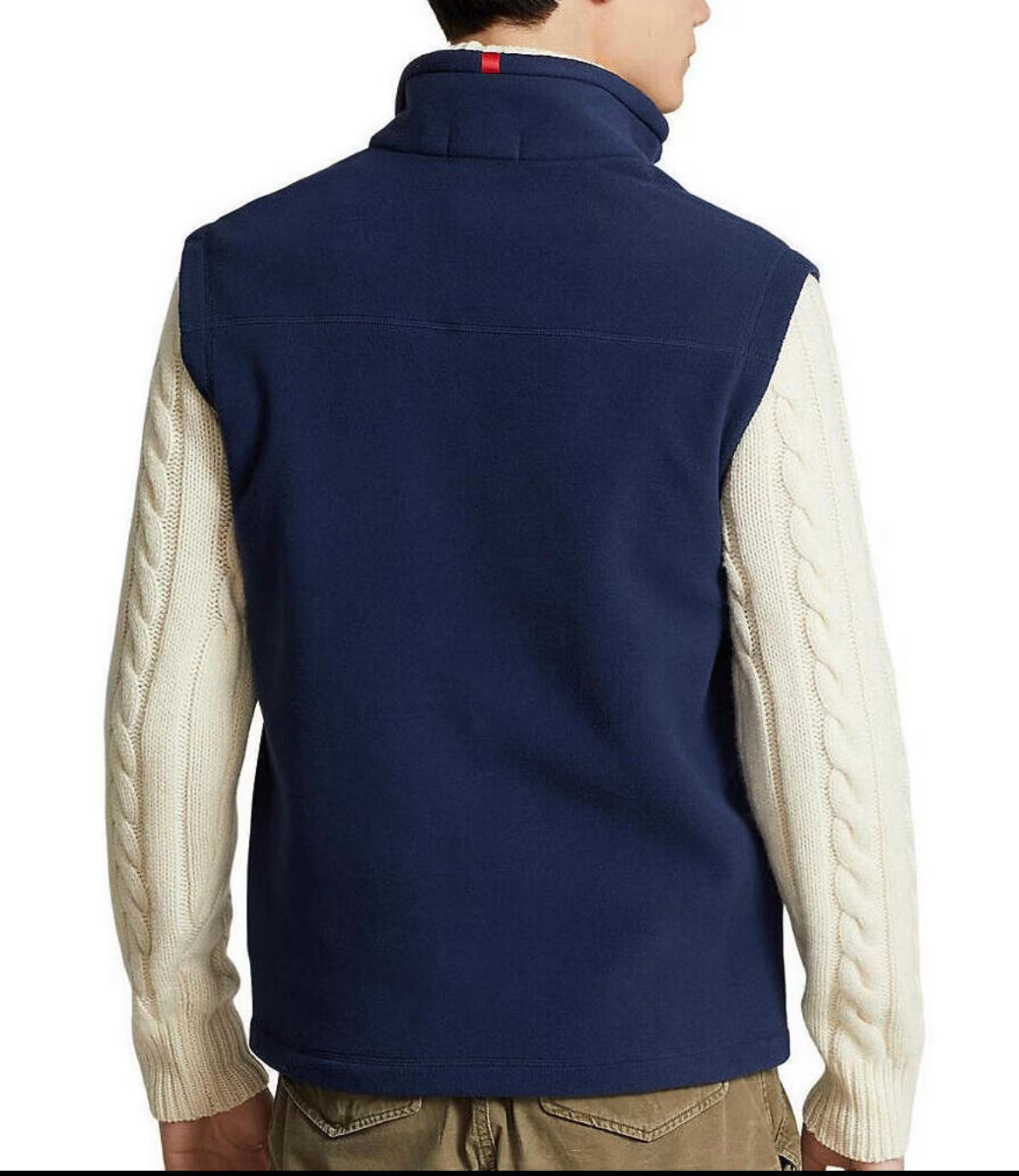 Polo Ralph Lauren Fleece Full-Zip Vest Navy