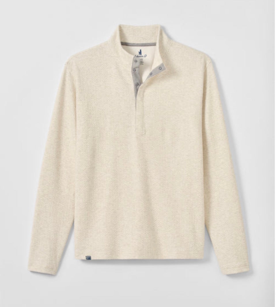 Johnnie-O Ransel Pullover Cream