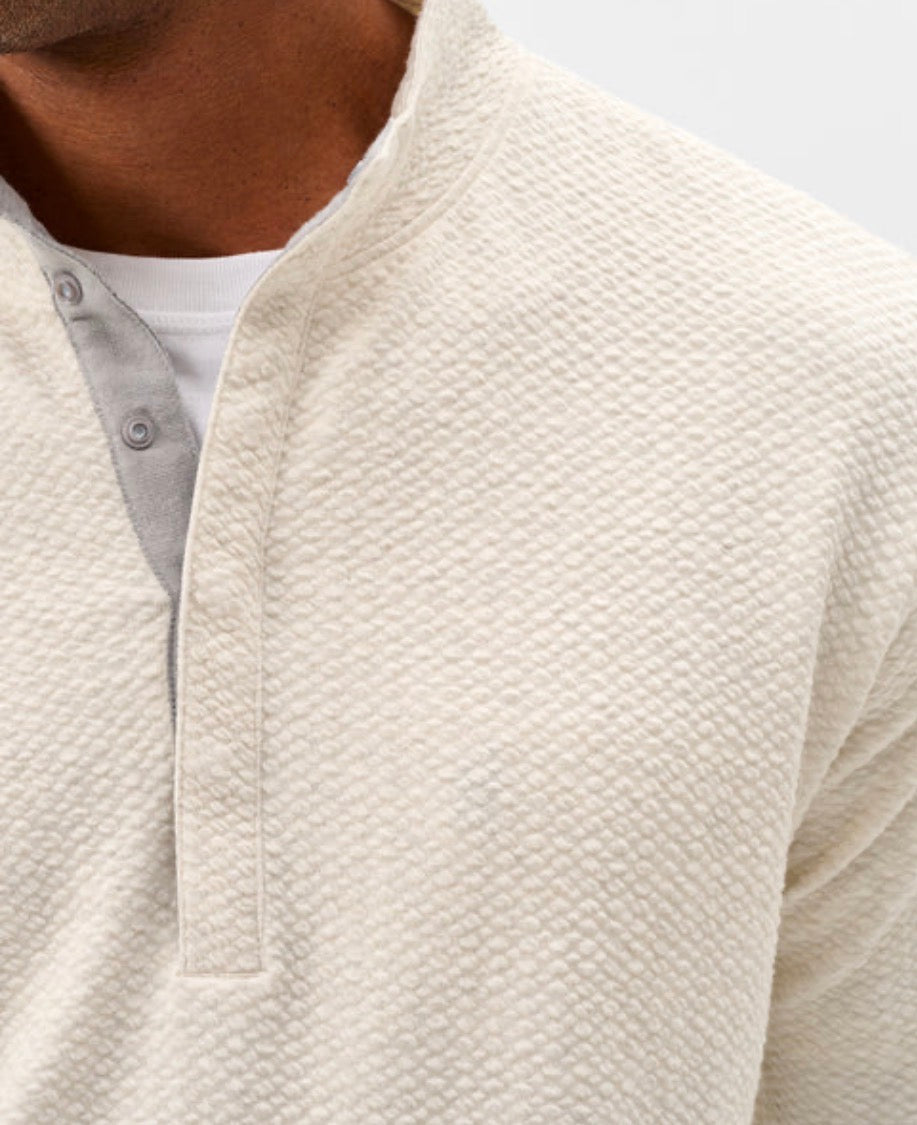Johnnie-O Ransel Pullover Cream