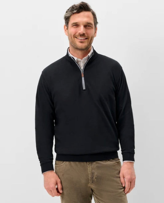 Johnnie-O Sully 1/4 Zip Pullover Black